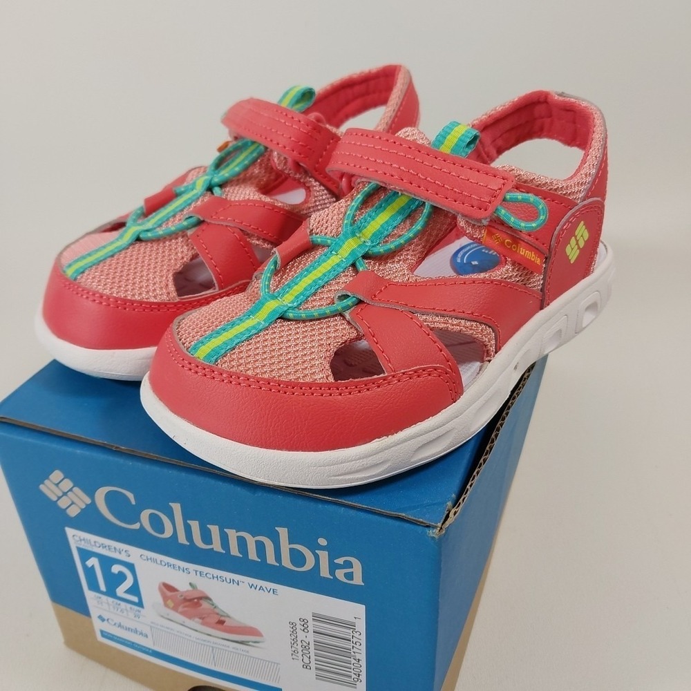 Columbia Toddler Girls Techsun Wave Sandal size 12‎ Waterproof Shoes